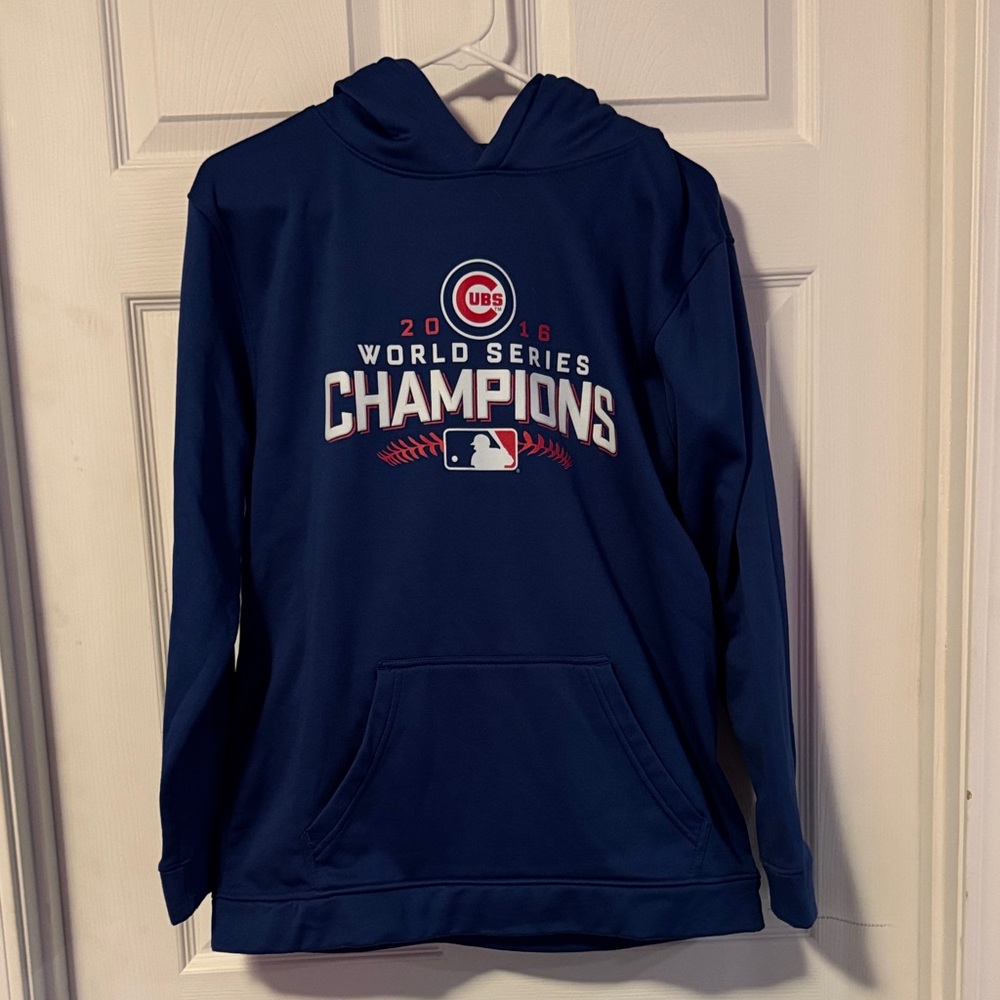 Chicago Cubs Blue World Series Champions Hoodie